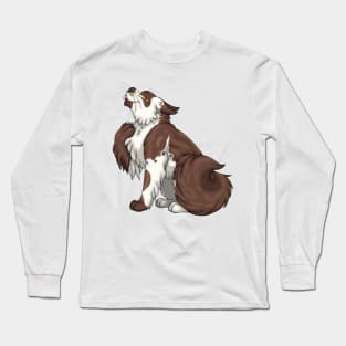 Chocolate Bicolor Longhair Long Sleeve T-Shirt